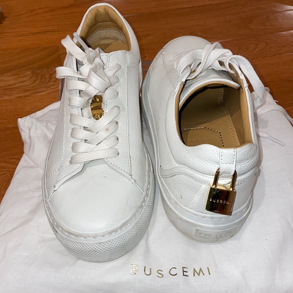 White Buscemi sneakers. - Picture 2 of 4
